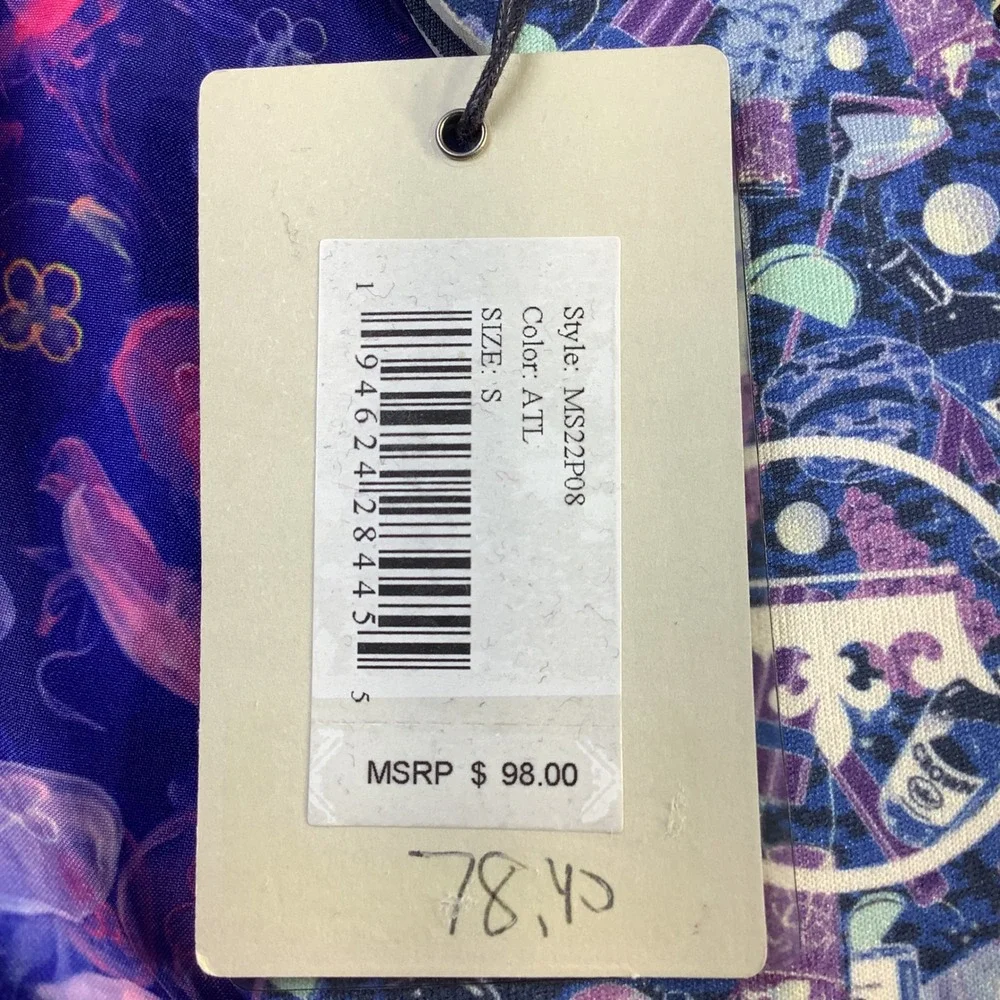 Peter Millar Seaside Mens Jellyfish Print‎ Swim Trunks Size Small NWT